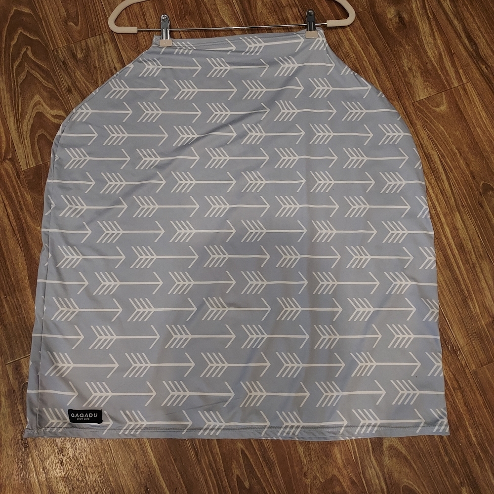 Qaqadu Baby Cover for breastfeeding/carseat/stroller - classical arrow design